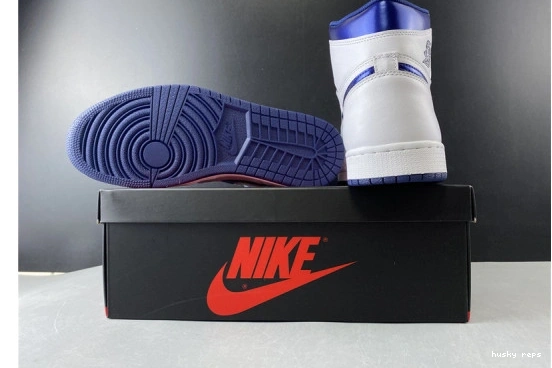 Cheap Husky Metallic 555088-106 AIR Jordan Retro 1 Navy (2016) 555088-106 1218